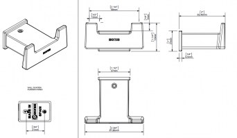 PERCHA DOBLE S-CUBE SONIA